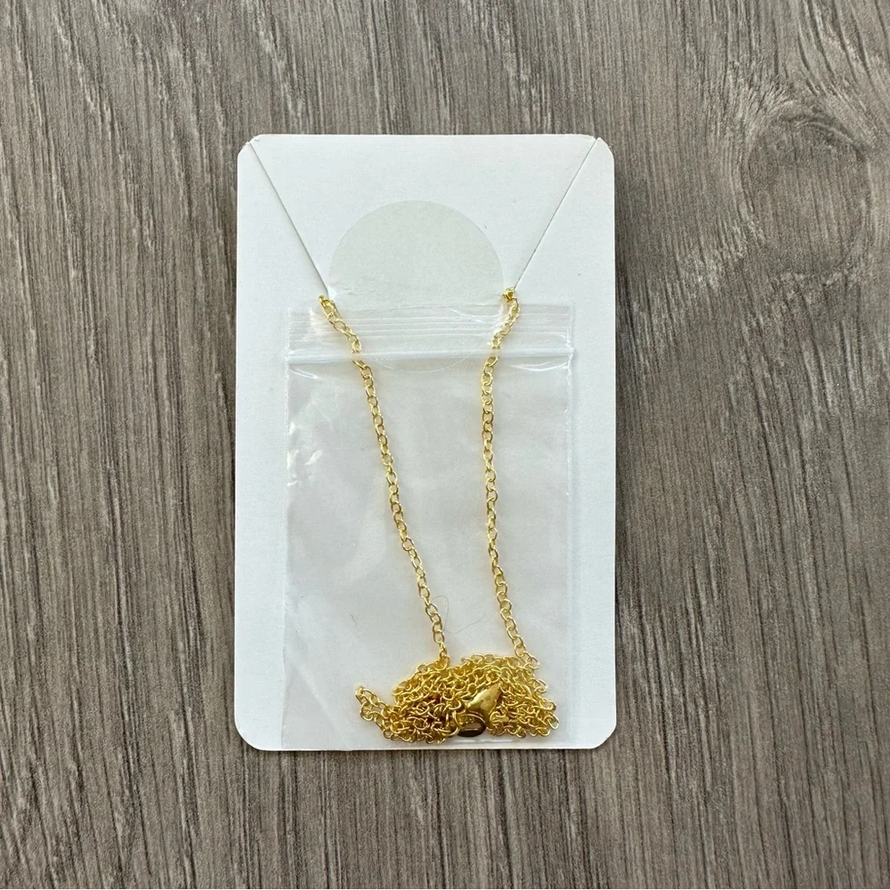 🆕 Ghost Pendant on Gold-Tone Chain Necklace